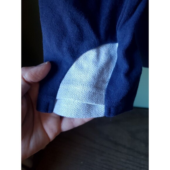 Ampersand Ave Womens Navy Herringbone Double Hood L/S Hoodie Size XXXL - Picture 3 of 13